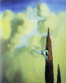 Salvador Dali : Morning Ossification of the Cypress